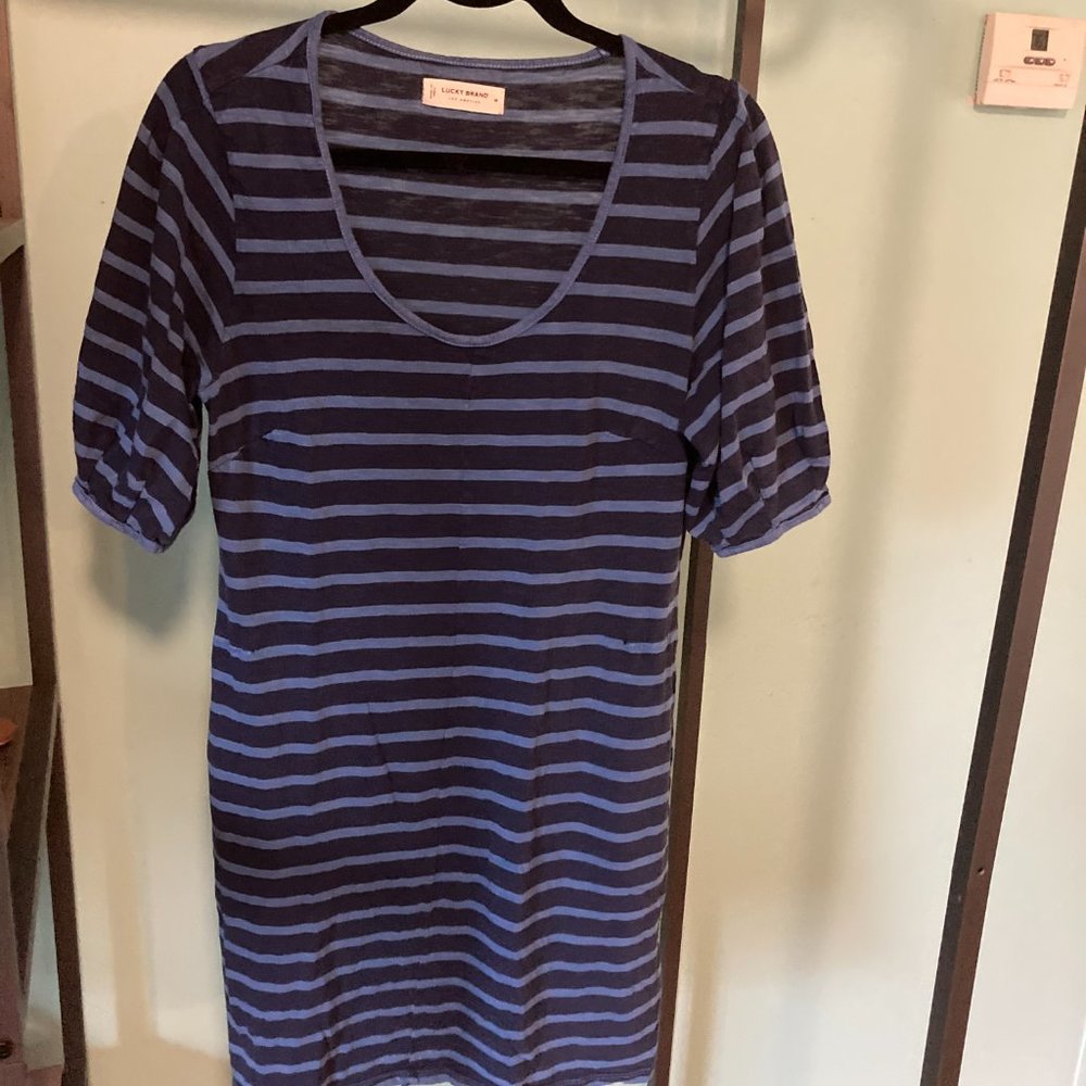 Puff Sleeved T-Shirt Dress w/Pockets!